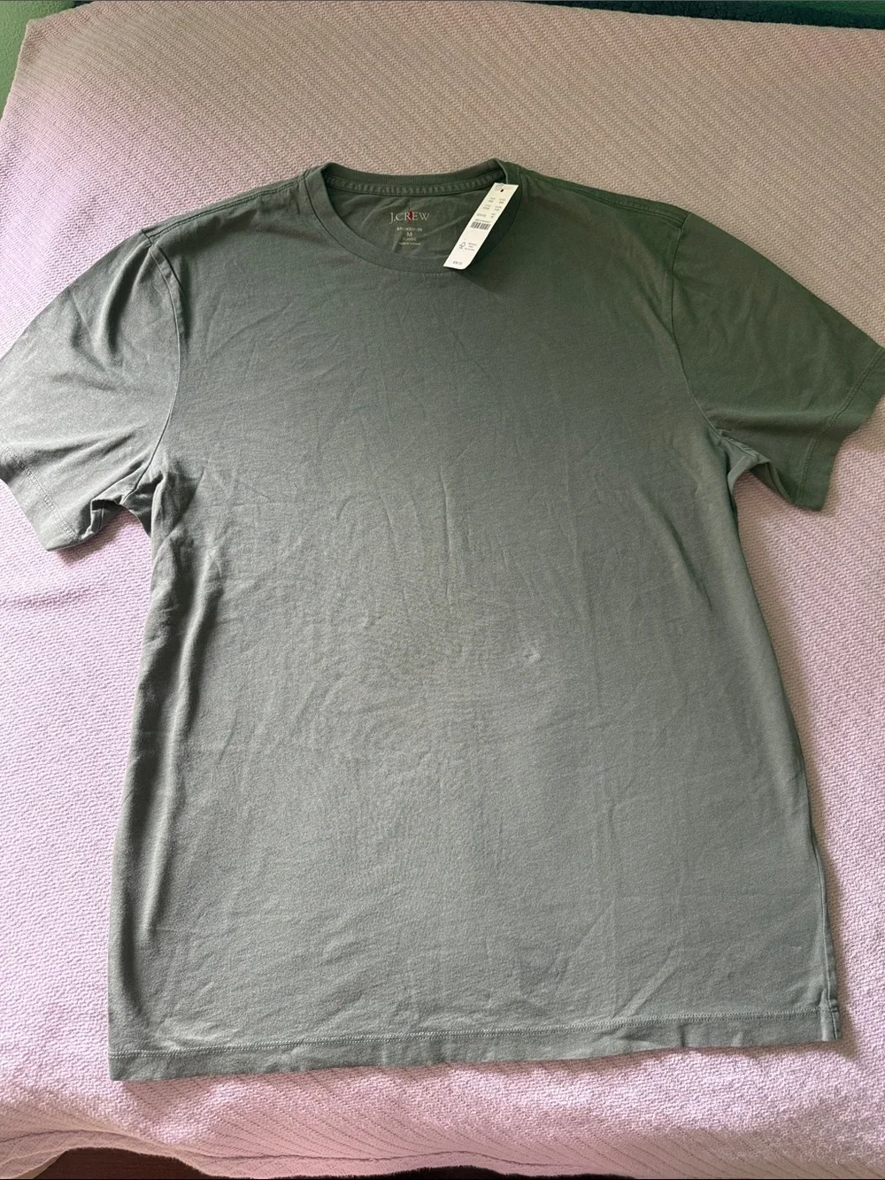 J. Crew Men’s Crewneck Tee — Olive